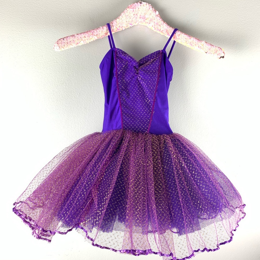 Purple and Gold Dance Tutu